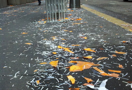 aftermath of the tickertape parade